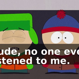 Dude, no one even listened to me.