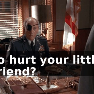to hurt your little friend?
