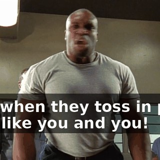 And when they toss in punk kids like you and you!
