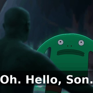Oh. Hello, Son.