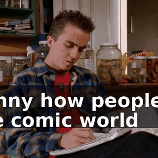 Funny how people in the comic world