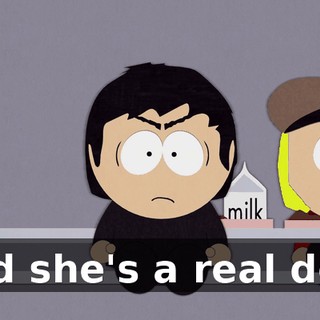 and she's a real dog.