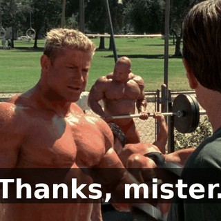 Thanks, mister.