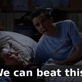 We can beat this.