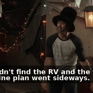 I couldn't find the RV and the whole gasoline plan went sideways.