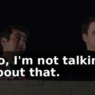 No, I'm not talking about that.