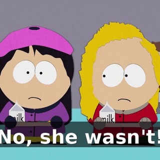 No, she wasn't!