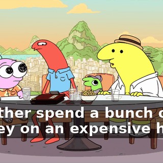 to either spend a bunch of money on an expensive hotel,
