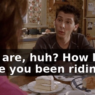 You are, huh? How long have you been riding?