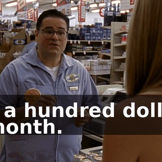 for a hundred dollars a month.