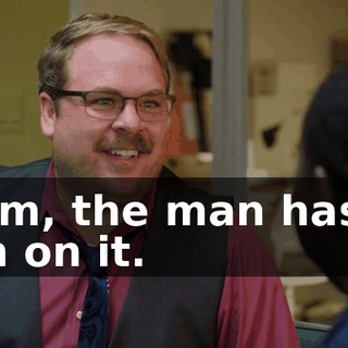 - Tim, the man has to jam on it.