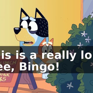 This is a really long wee, Bingo!