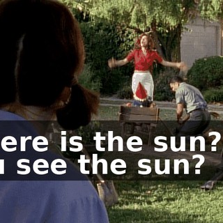 Where is the sun? Do you see the sun?