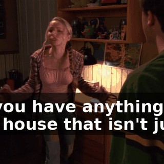 Do you have anything in this house that isn't junk?
