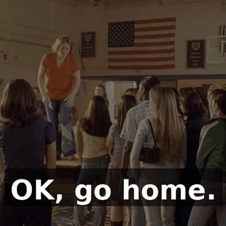 OK, go home.