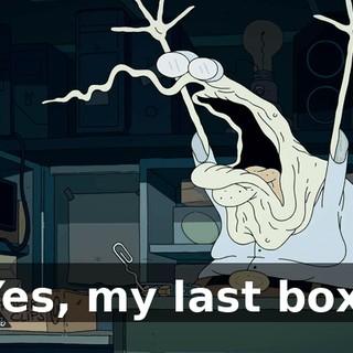 Yes, my last box.