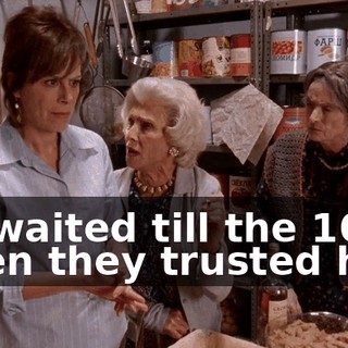 He waited till the 16th when they trusted him.