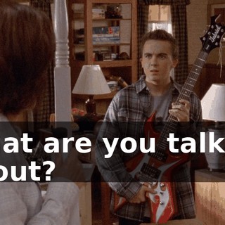 What are you talking about?