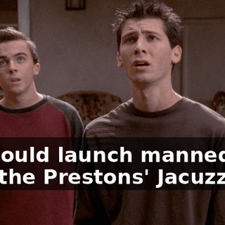 We could launch mannequins into the Prestons' Jacuzzi.