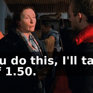 You do this, I'll take off 1.50.