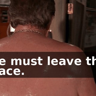 We must leave this place.