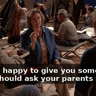 I'd be happy to give you some, but you should ask your parents first.