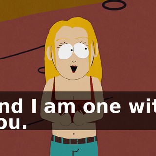 And I am one with you.