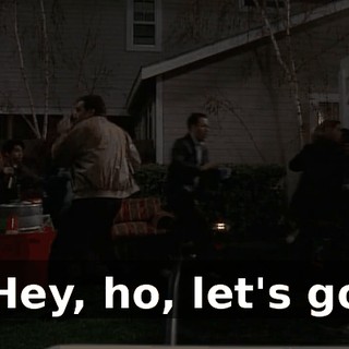 ♪ Hey, ho, let's go ♪