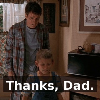 Thanks, Dad.