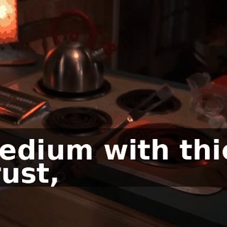 Medium with thick crust,