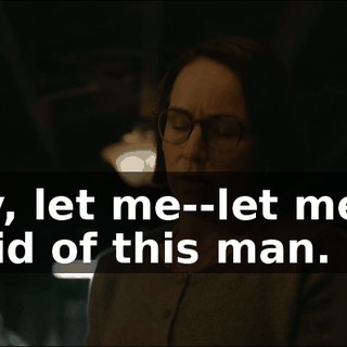 Sorry, let me--let me just get rid of this man.