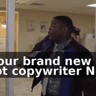 to our brand new hot shot copywriter Ned.
