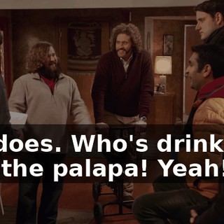 - It does. Who's drinking? - To the palapa! Yeah!