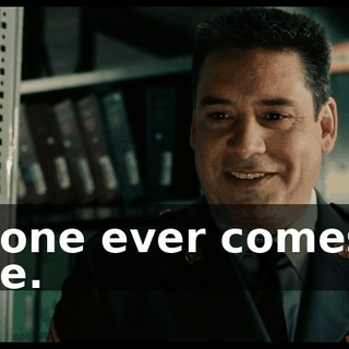 No one ever comes in here.