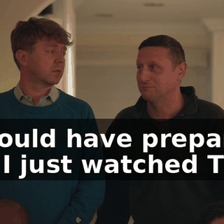 I should have prepared, but I just watched TV.