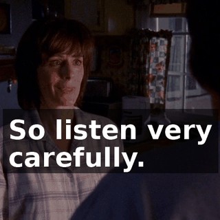 So listen very carefully.