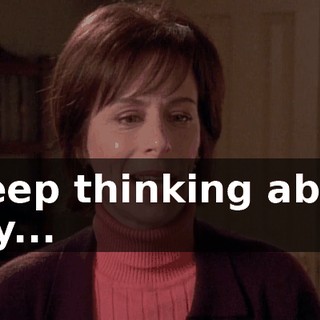 I keep thinking about why...