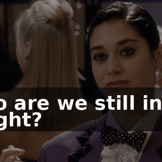 So are we still in a fight?