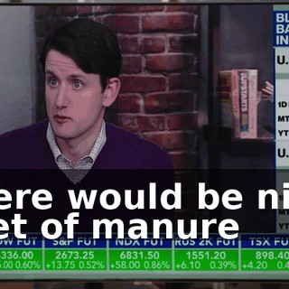 there would be nine feet of manure