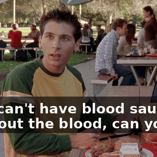 You can't have blood sausage without the blood, can you?