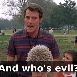 And who's evil?