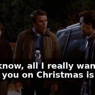 You know, all I really want from you on Christmas is this!
