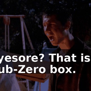 Eyesore? That is a Sub-Zero box.