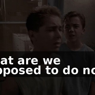 What are we supposed to do now?