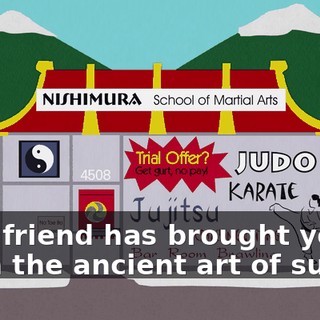 Your friend has brought you to learn the ancient art of sumo.