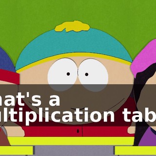 What's a multiplication table?