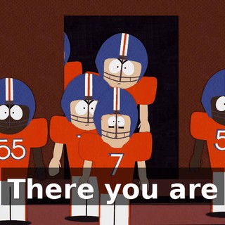 ♪ There you are ♪