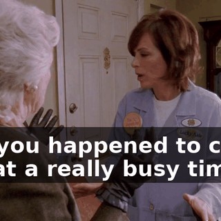 but you happened to catch me at a really busy time.