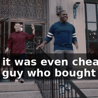 and it was even cheaper. The guy who bought it