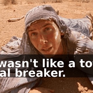 it wasn't like a total deal breaker.